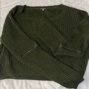 Charlotte Russe Cropped Sweater